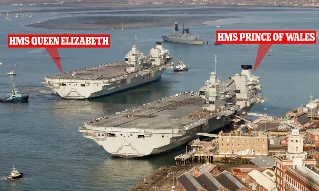 HMS Queen Elizabeth and HMS Prince of Wales