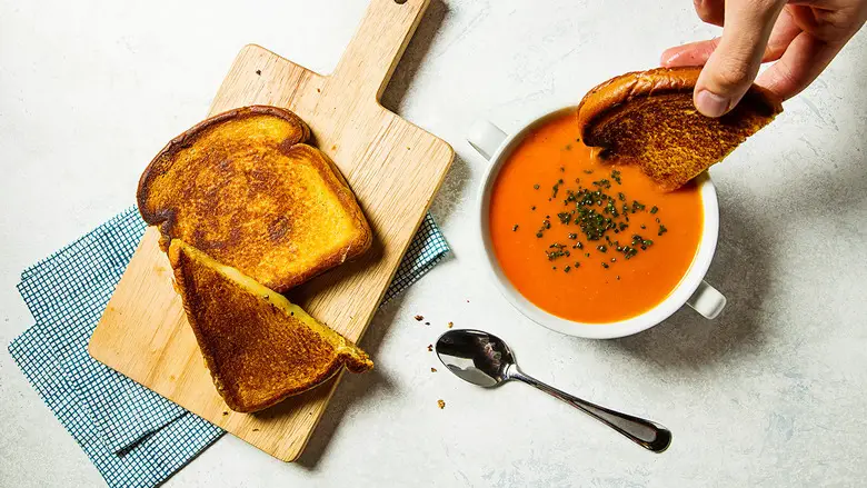 Grilled Cheese and Tomato Soup