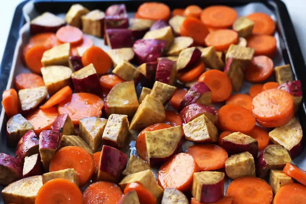 Carrots and Sweet Potatoes