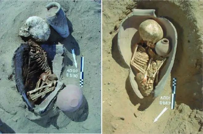 Egyptian jar burial 