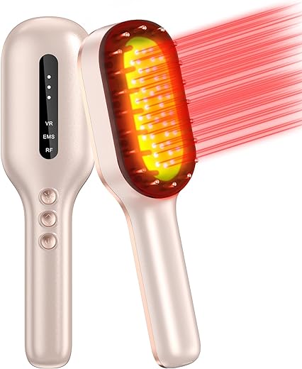 Laser Therapy Hair Growth Comb (FDA Cleared).Stimulates Hair Growth, Reverses Thinning, Regrows Denser, Fuller Hair. Targeted Hair Loss Treatment.Hair Growth Comb for Men and Women